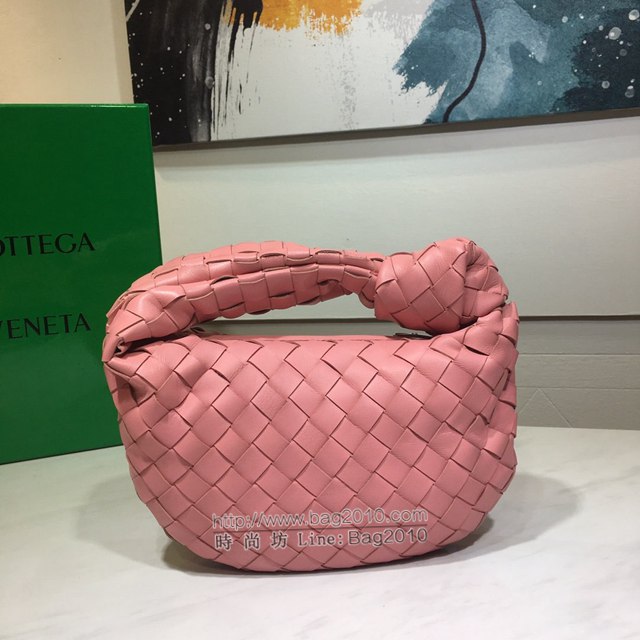 Bottega veneta高端女包 98080 寶緹嘉小號羊皮手工編織女包 BV爆款jodie新版本2代編織打結圓形hobo包  gxz1146